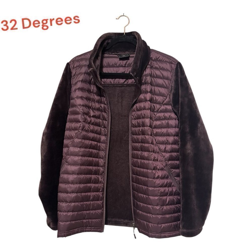 32 Degrees Purple eggplant jacket